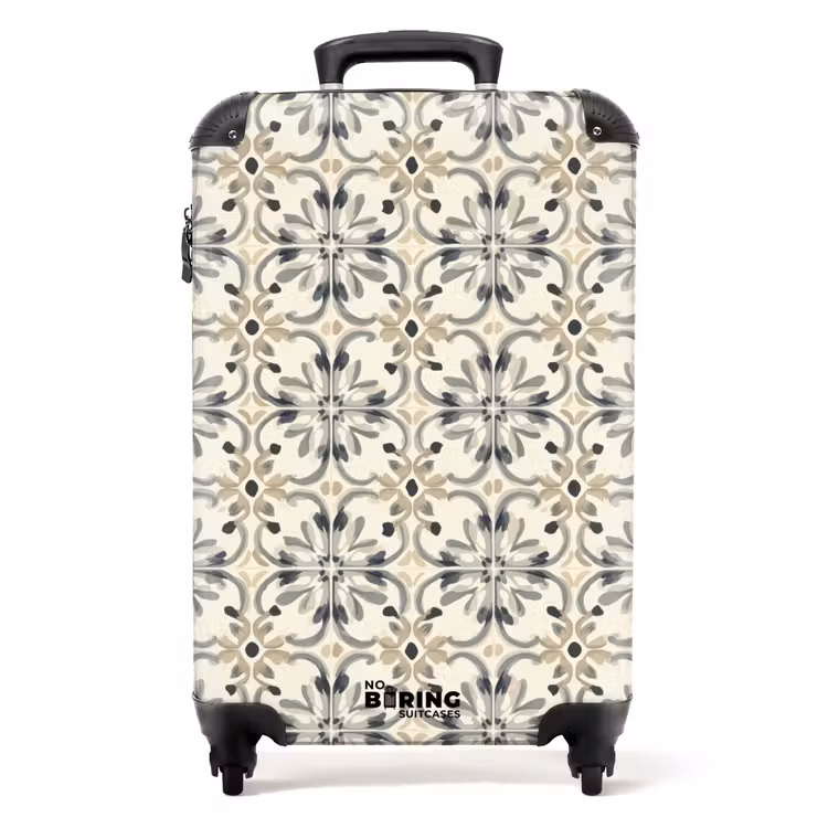 Suitcase - Floral - Pattern - Colorful — 1