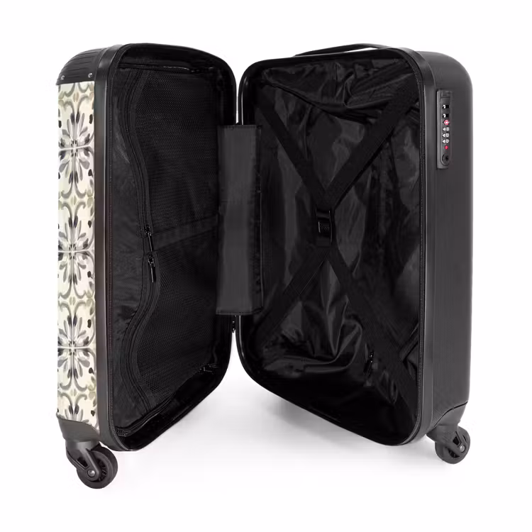 Suitcase - Floral - Pattern - Colorful — 5