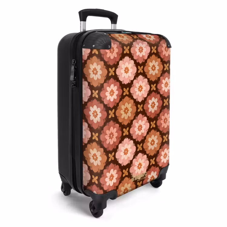 Suitcase - Geometric - Floral - Colorful — 2