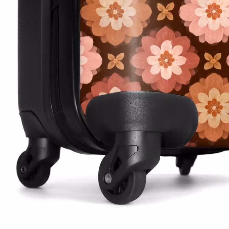 Suitcase - Geometric - Floral - Colorful — 7