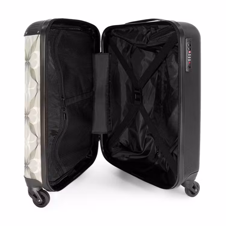 Suitcase - Graphic - Pattern - Gray — 5