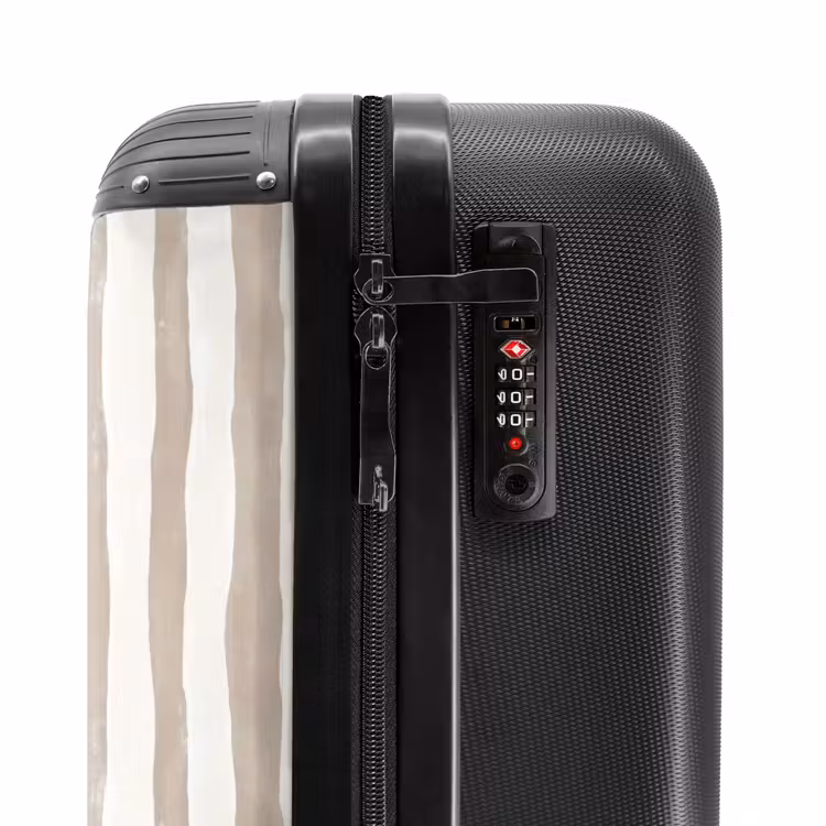 Suitcase - Minimalist - Stripes - Beige — 6