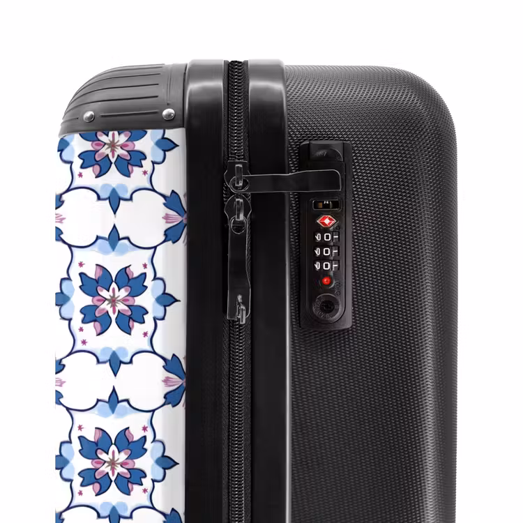 Suitcase - Modern - Pattern - Blue - Pink — 6