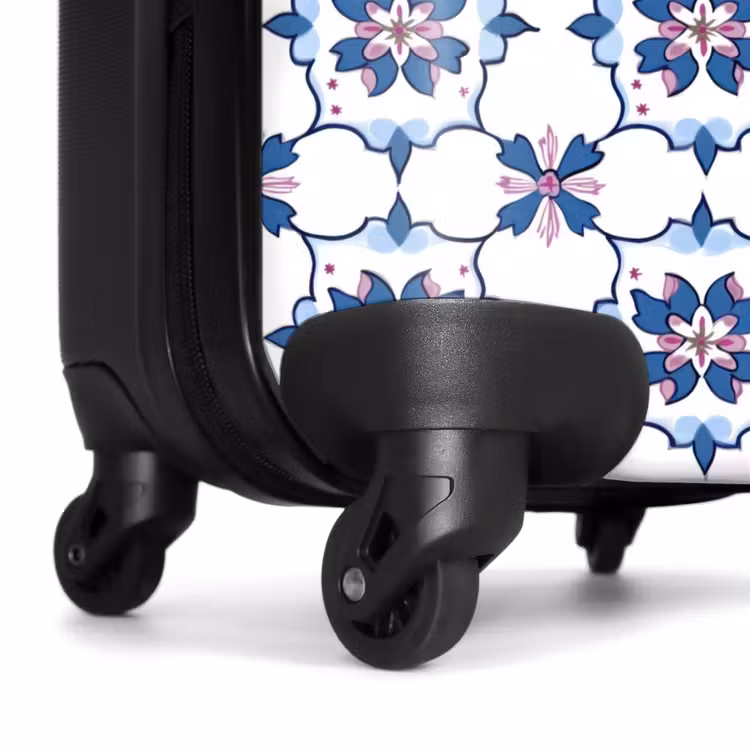 Suitcase - Modern - Pattern - Blue - Pink — 7