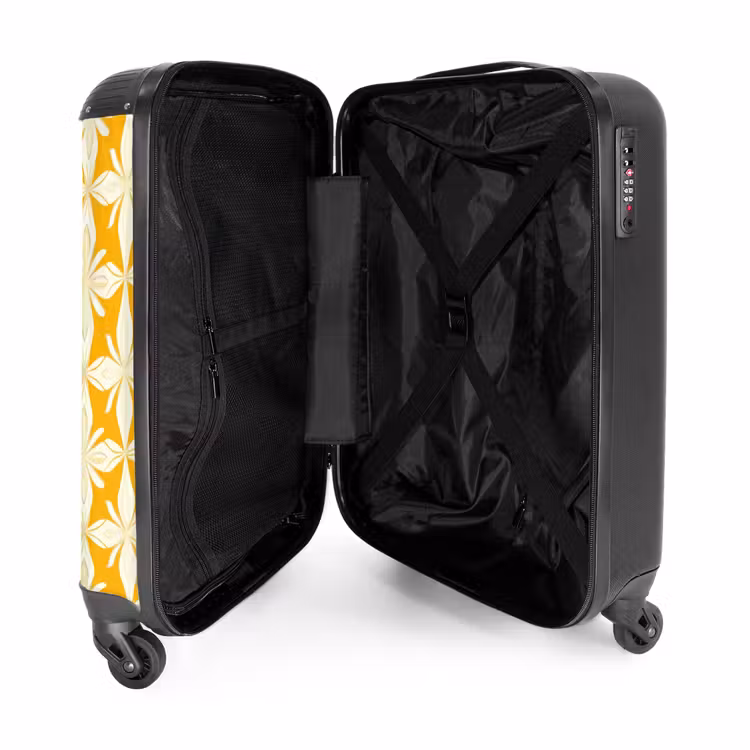 Suitcase - Pattern - Retro - Yellow — 5