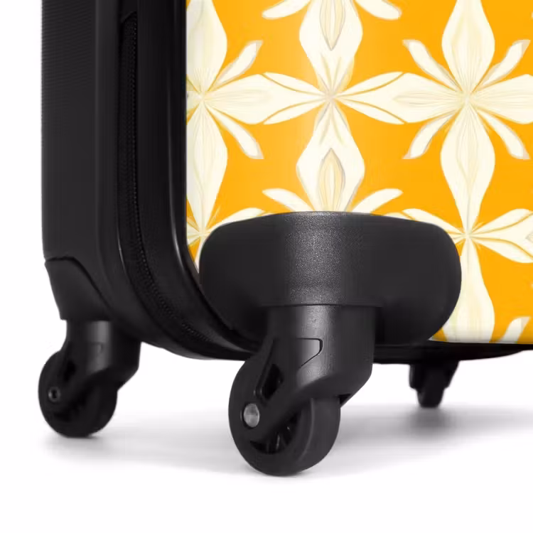 Suitcase - Pattern - Retro - Yellow — 7