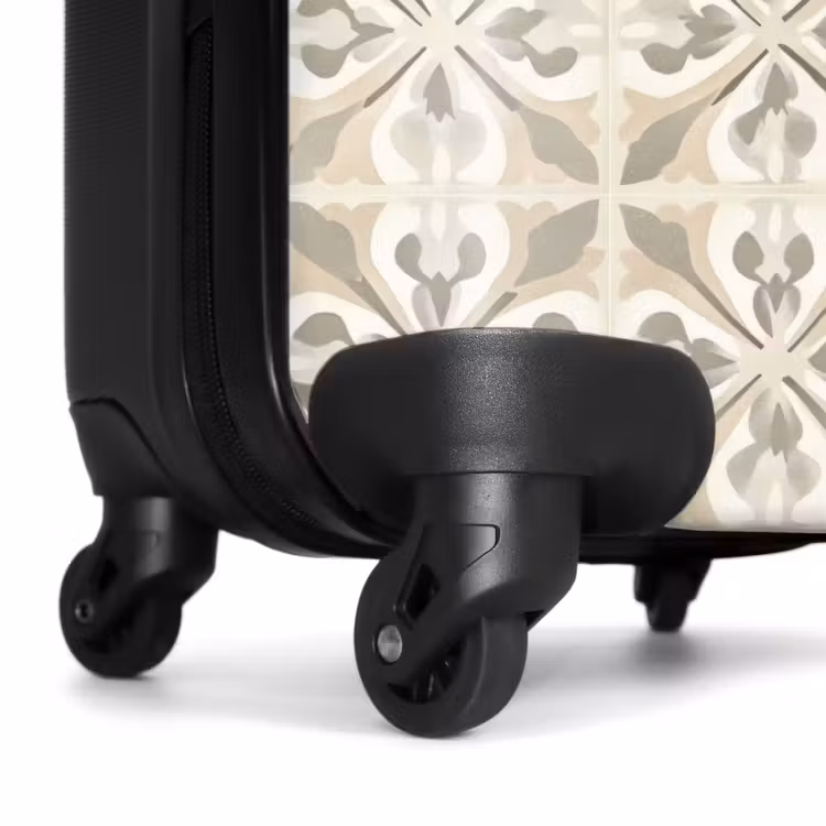 Suitcase - Tile - Motif - Beige — 7