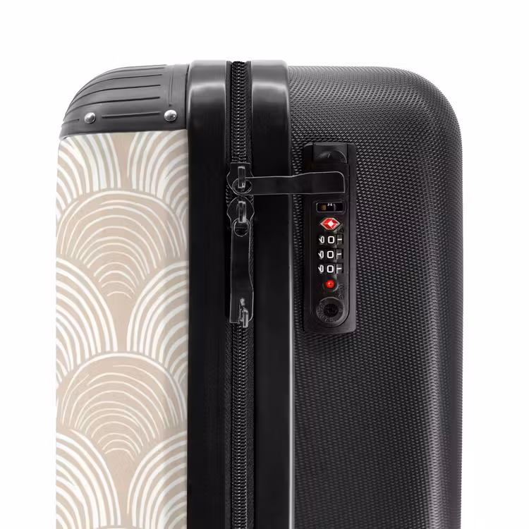 Suitcase - Waves - Texture - Beige — 6