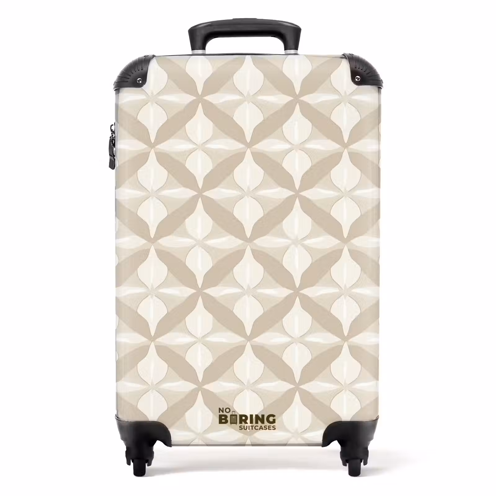 Suitcase - Pattern - Classic - Beige — 1