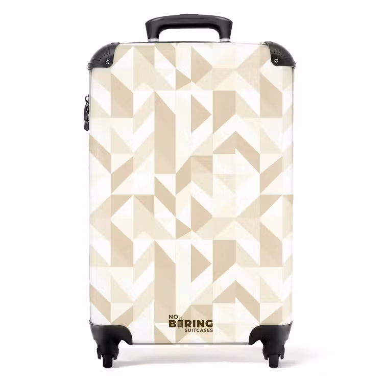 Suitcase - Modern - Abstract - Beige — 1