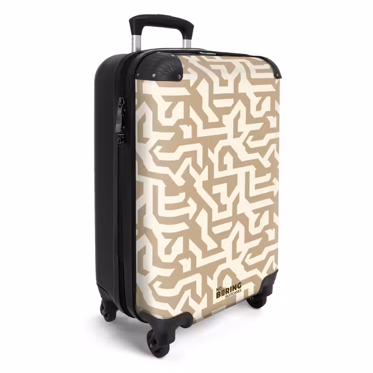 Suitcase - Modern - Abstract - Beige — 2