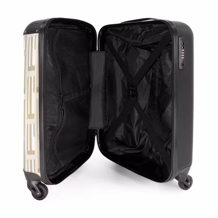 Suitcase - Modern - Geometric - Beige — 5