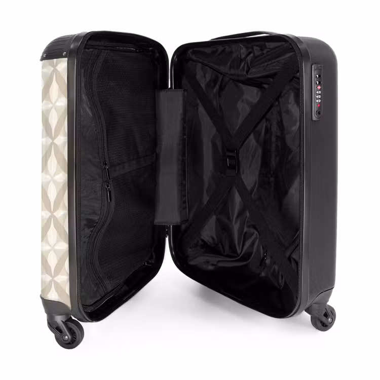 Suitcase - Pattern - Classic - Beige — 5