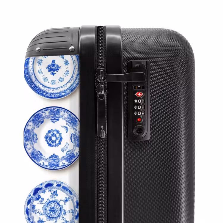 Suitcase - Signs - Flowers - Pattern - Blue — 6