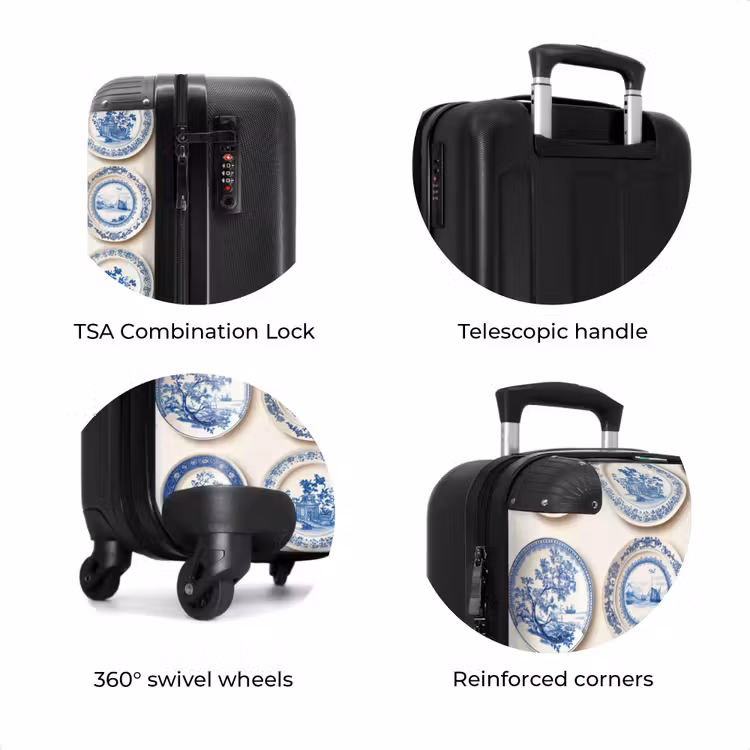 Suitcase - Signs - Trees - Plants - Blue — 8