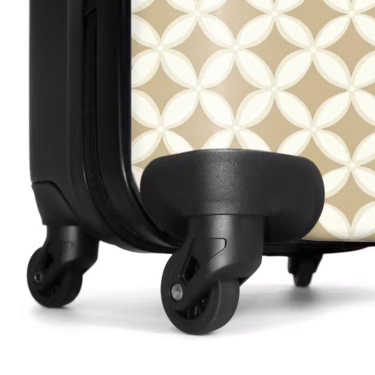 Suitcase - Symmetrical - Motif - Beige — 7