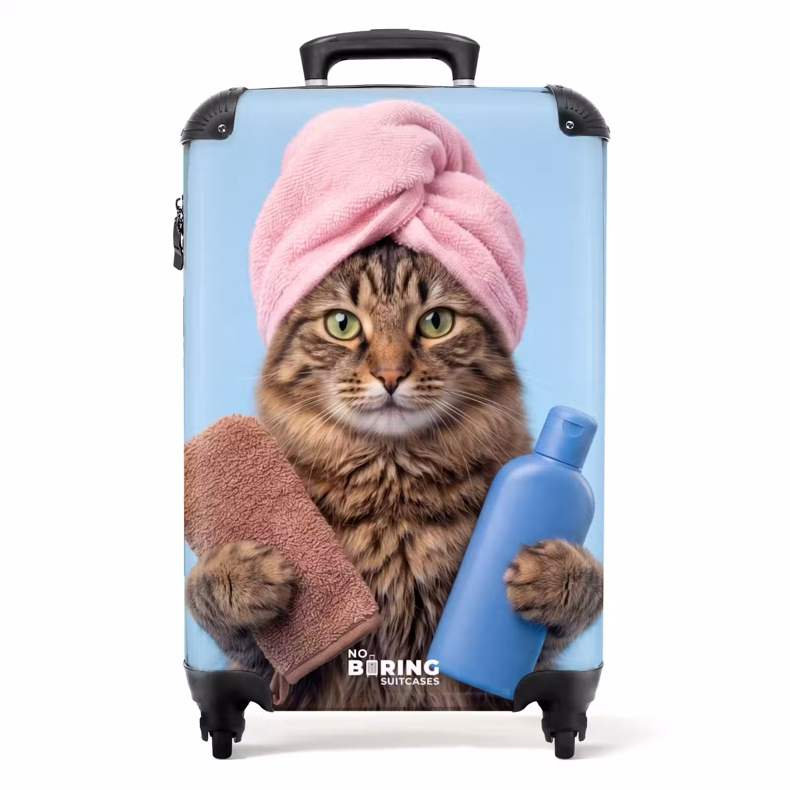 Suitcase - Cat - Towel - Washcloth - Soap — 1