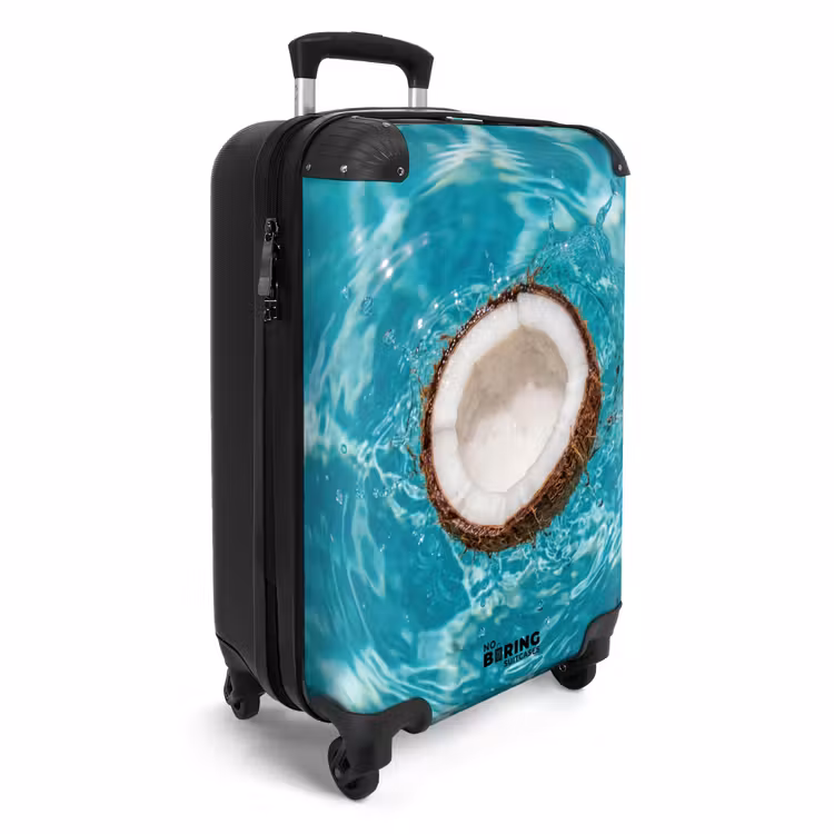 Suitcase - Coconut - Water - White — 2