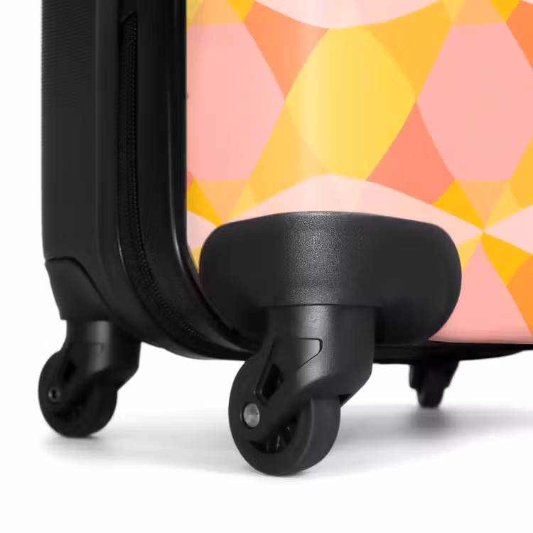 Suitcase - Colorful - Checkered pattern - Leaf shapes — 7