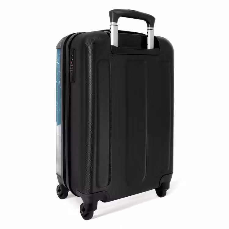 Suitcase - Dachshund - Bath - Foam - Water drops — 4