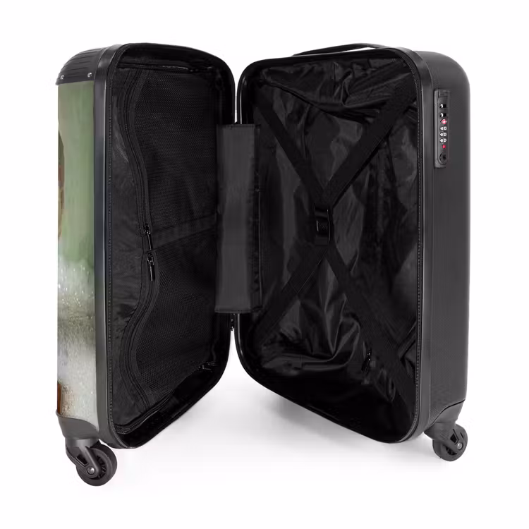Suitcase - Dog - Bath - Champagne - Towel — 5