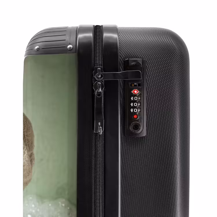 Suitcase - Dog - Bath - Champagne - Towel — 6
