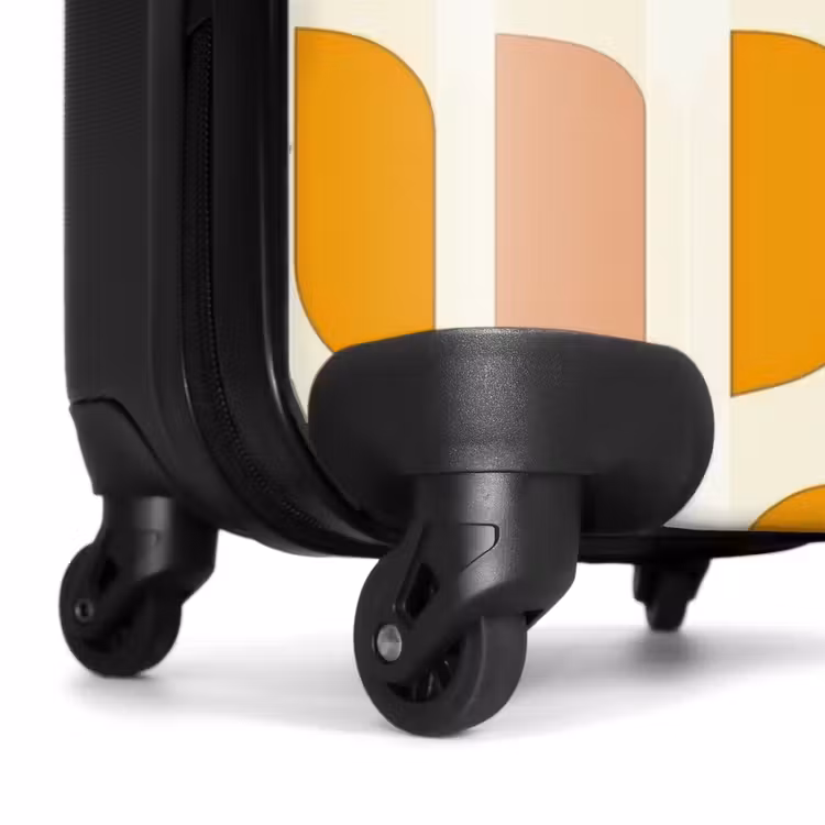 Suitcase - Geometric - Pattern - Yellow - Pink — 7