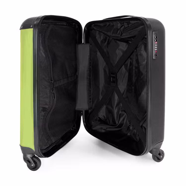 Suitcase - Grl pwr - Green - Red - 3D — 5