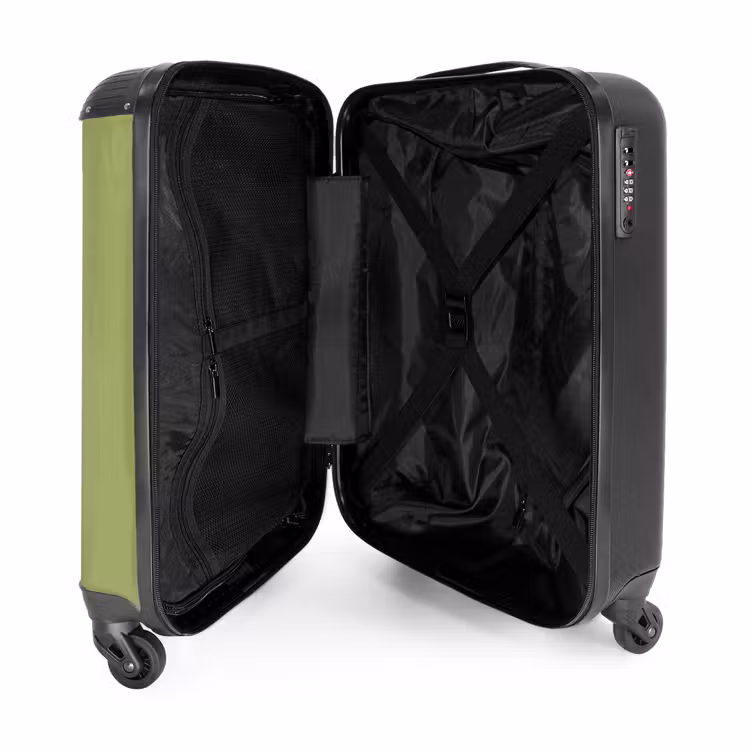 Suitcase - I hate everybody - Green - Retro — 5