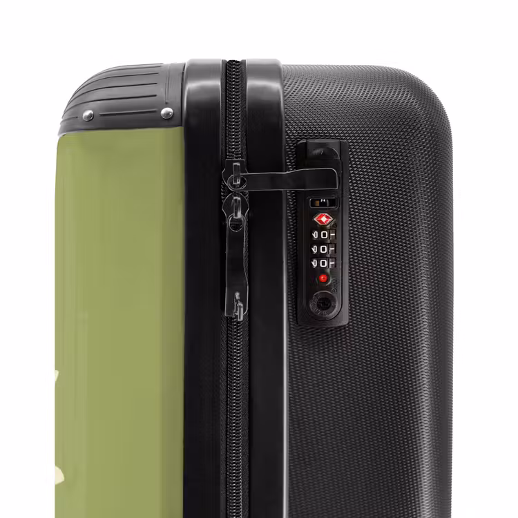 Suitcase - I hate everybody - Green - Retro — 6