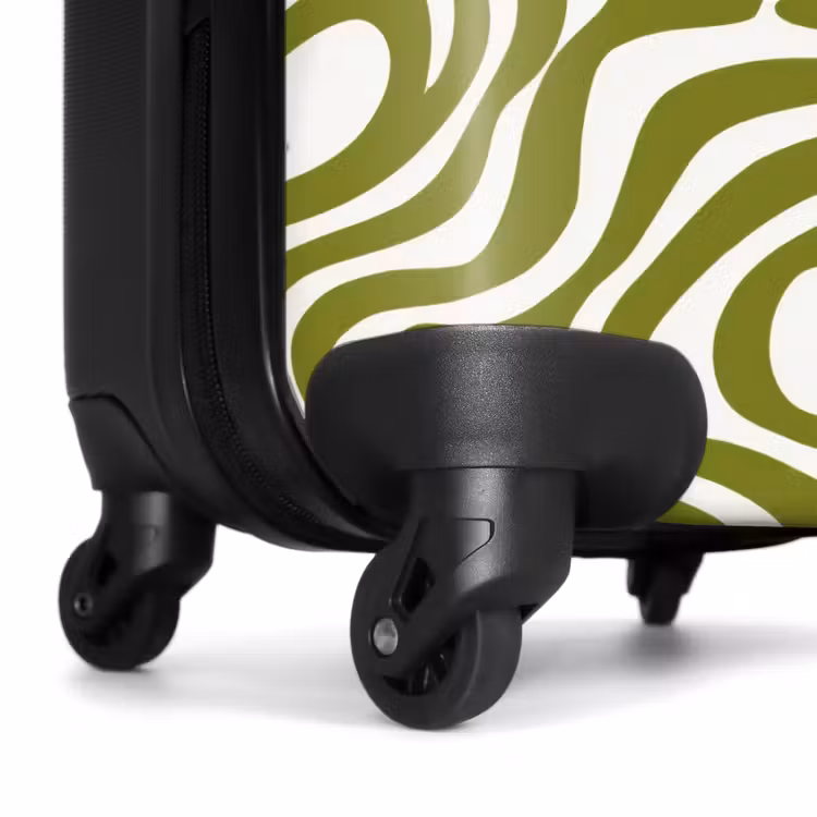 Suitcase - Line pattern - Green - Organic — 7