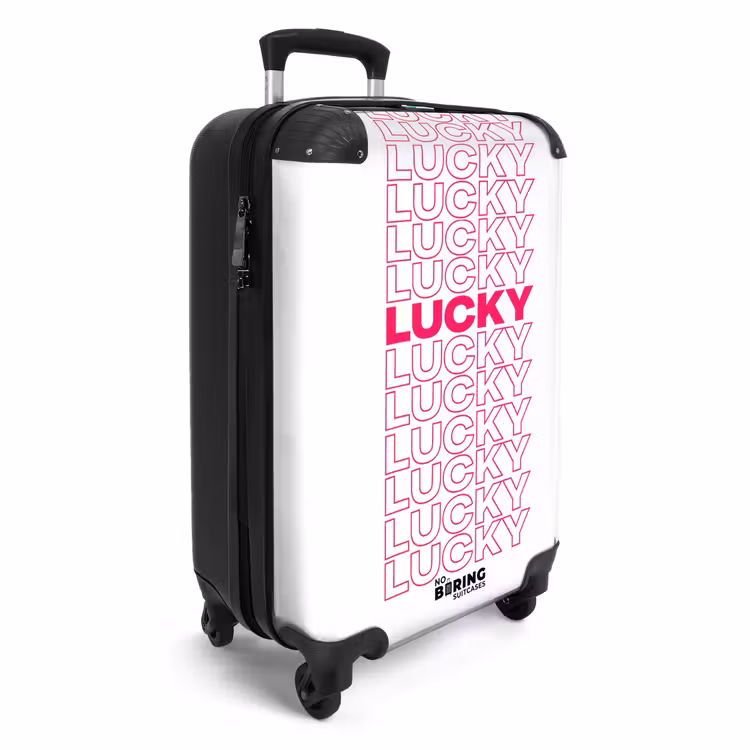 Suitcase - Lucky - Pink - Pattern — 2