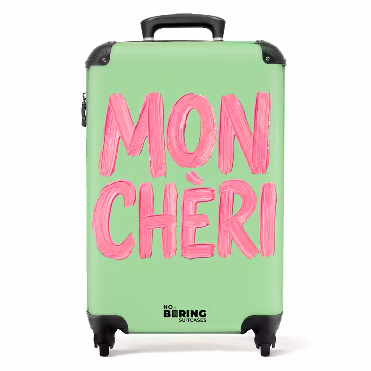 Suitcase - Mon cheri - Green - Pink — 1