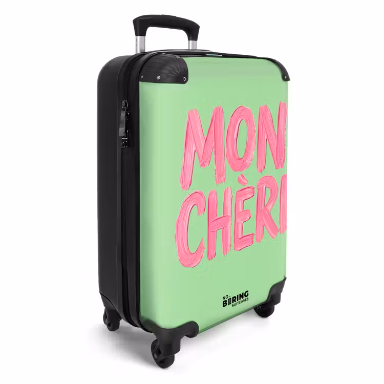 Suitcase - Mon cheri - Green - Pink — 2