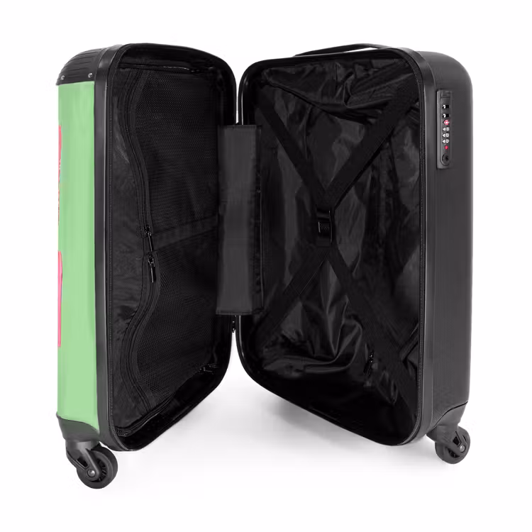 Suitcase - Mon cheri - Green - Pink — 5