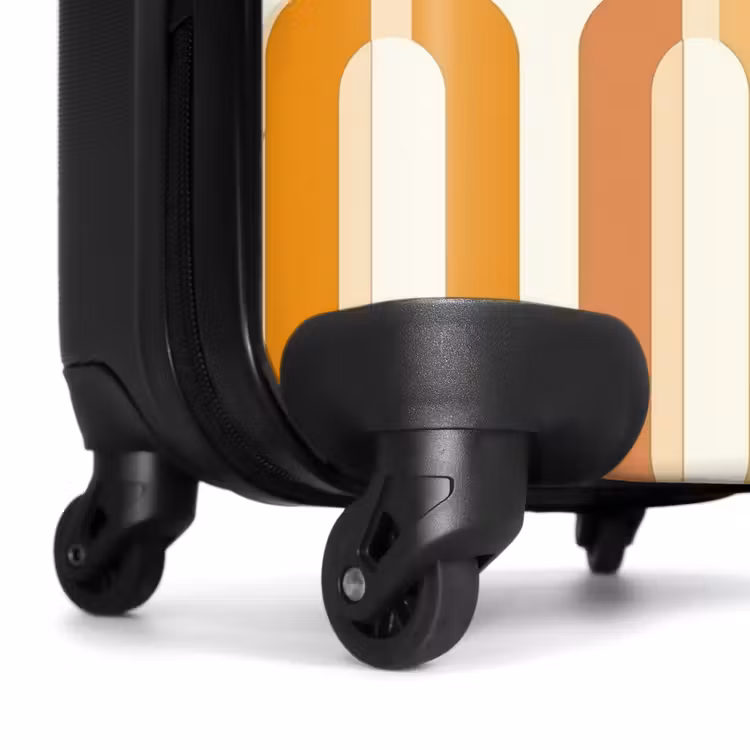 Suitcase - U-Shape - Retro - Orange — 7