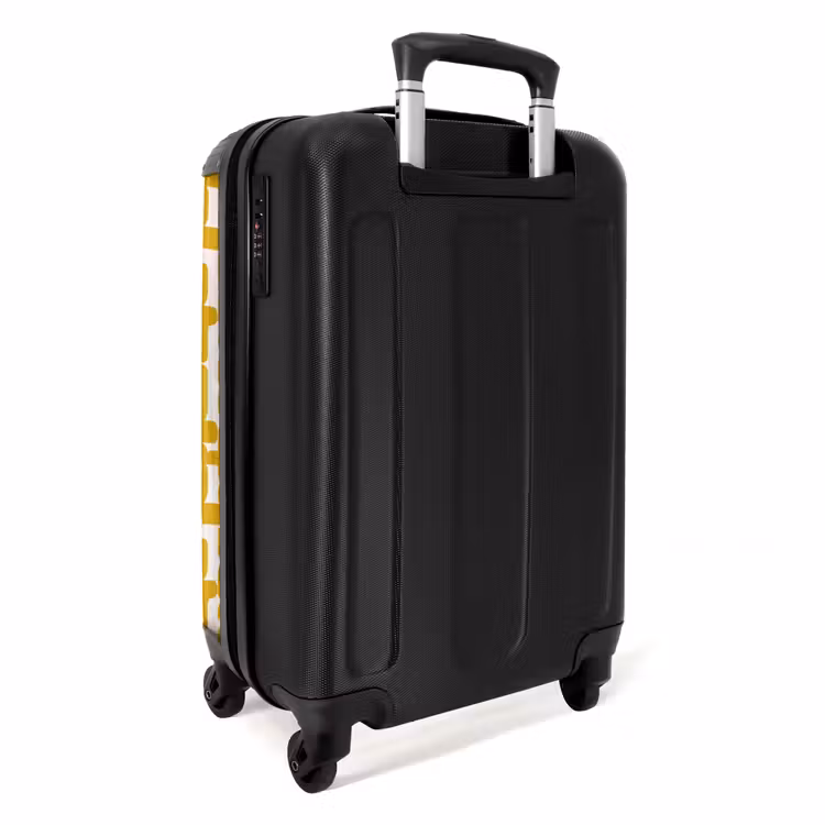 Suitcase - Yellow - Beige - Pattern — 4
