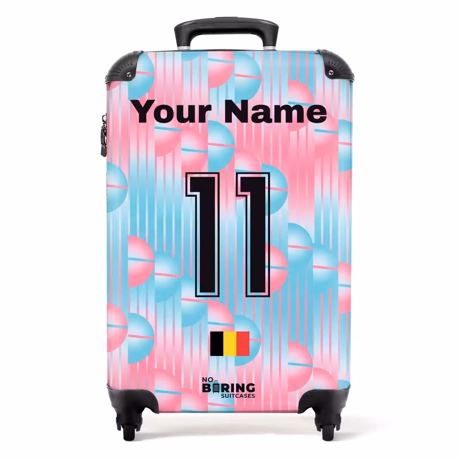 Suitcase with name - Belgium away jersey — 1