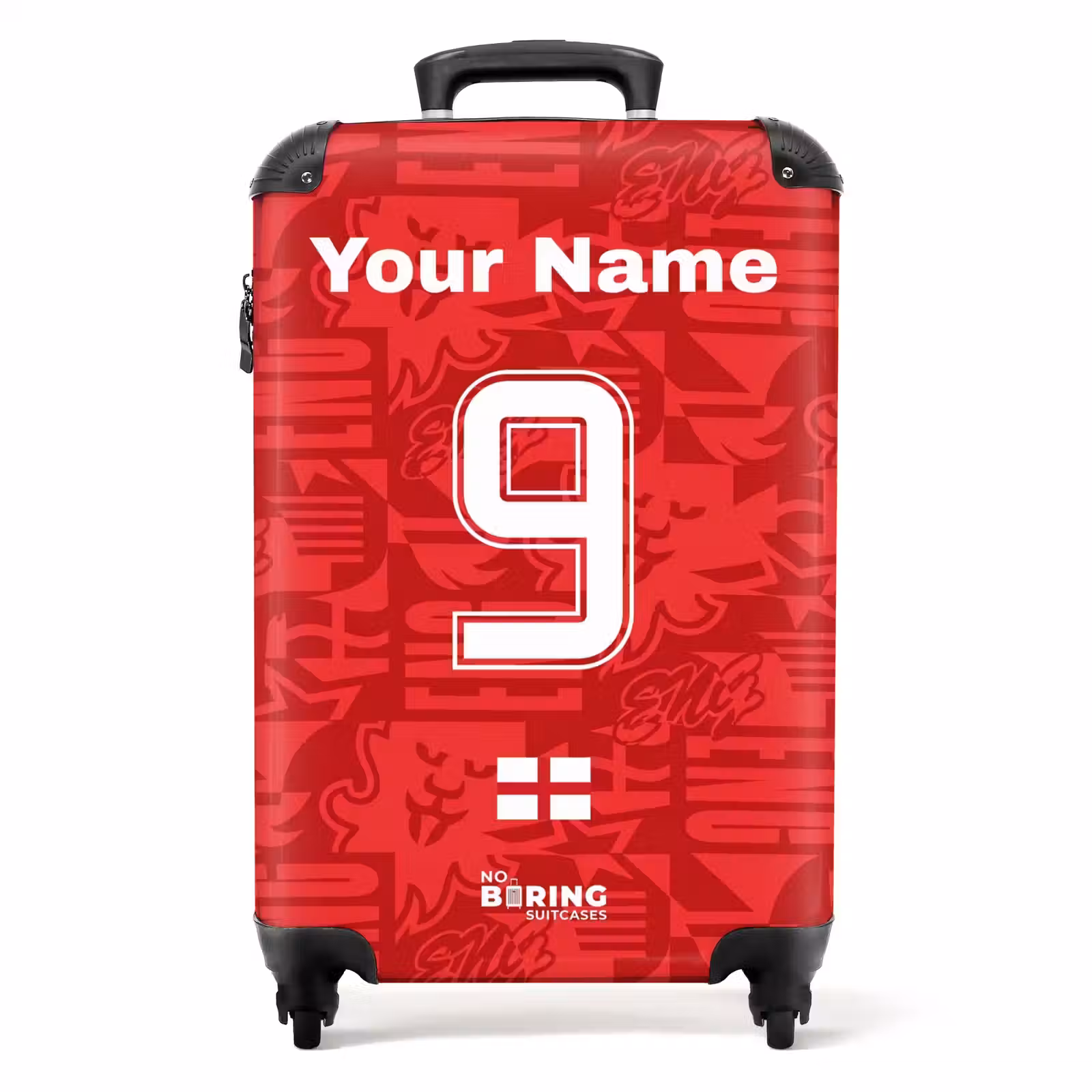 Suitcase with name - England away jersey — 1