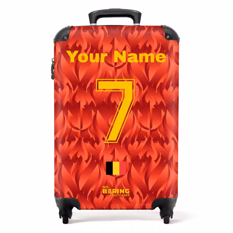 Suitcase with name - België thuisshirt — 1