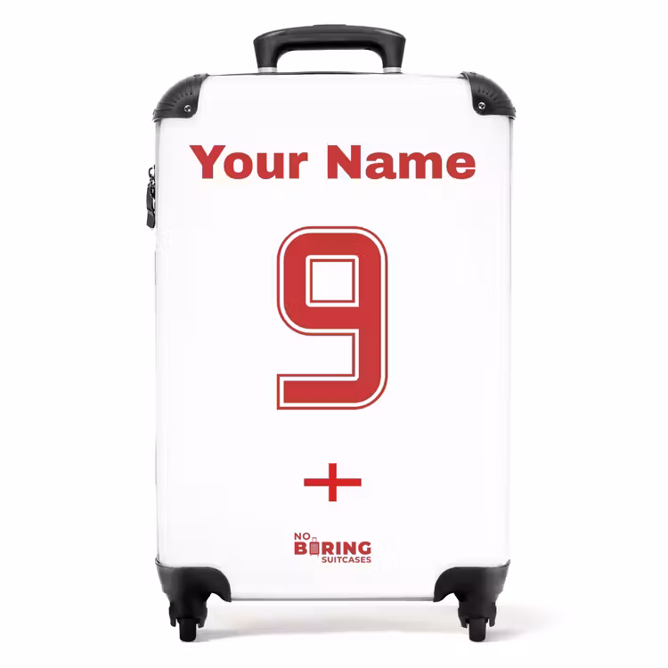 Suitcase with name - England home jersey — 1