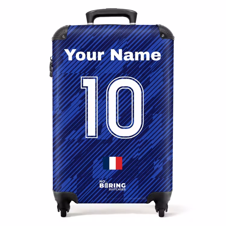 Suitcase with name - France home jersey — 1
