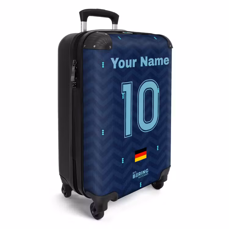 Suitcase with name - Germany away jersey — 2