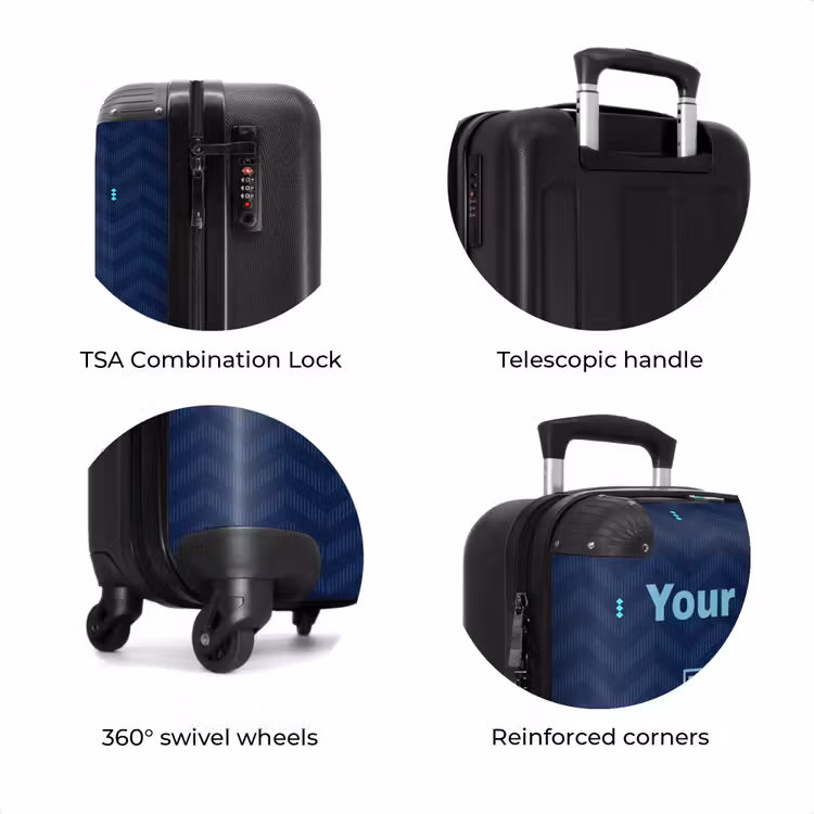 Suitcase with name - Germany away jersey — 8