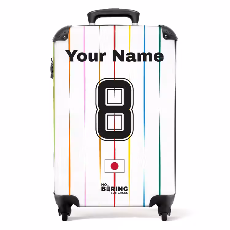 Suitcase with name - Japan away jersey — 1