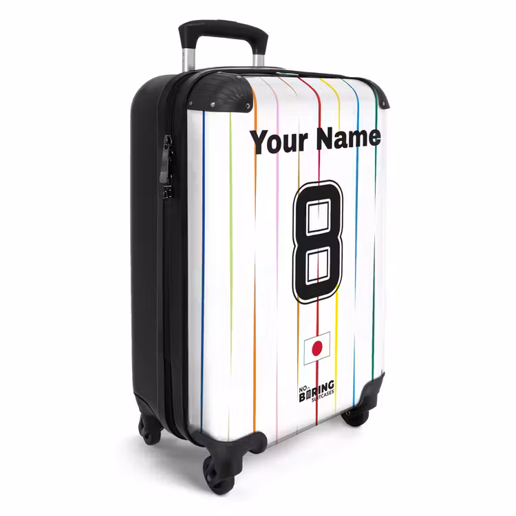 Suitcase with name - Japan away jersey — 2