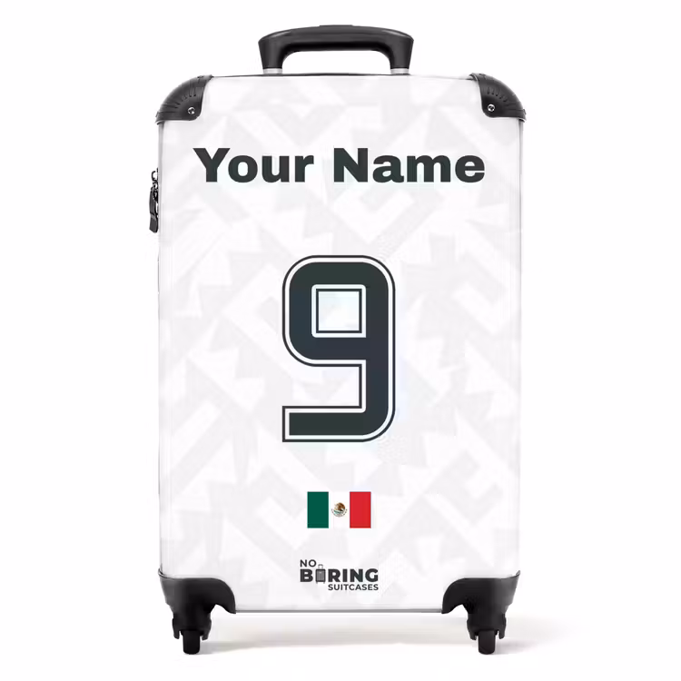 Suitcase with name - Mexico away jersey — 1