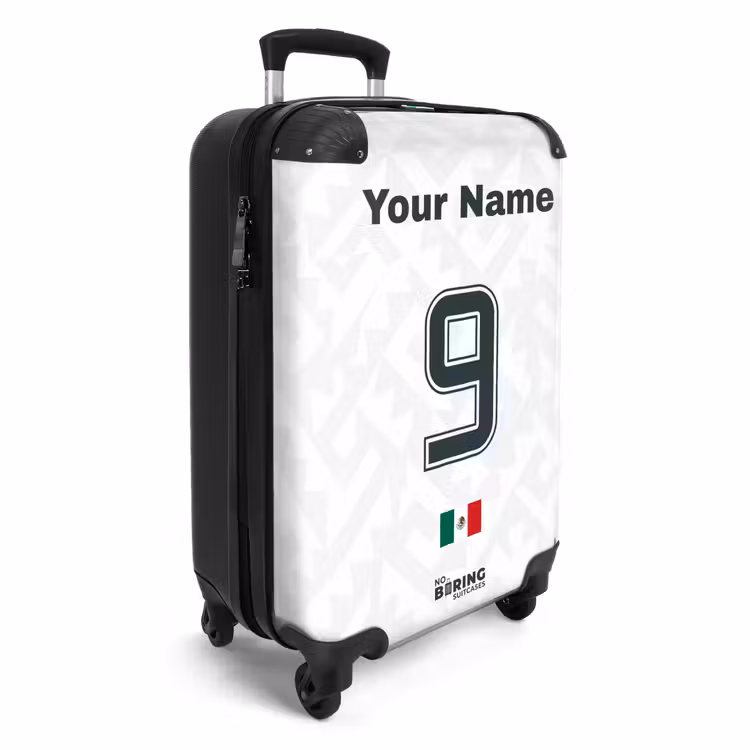 Suitcase with name - Mexico away jersey — 2