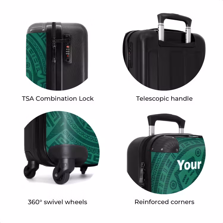 Suitcase with name - Mexico home jersey — 8