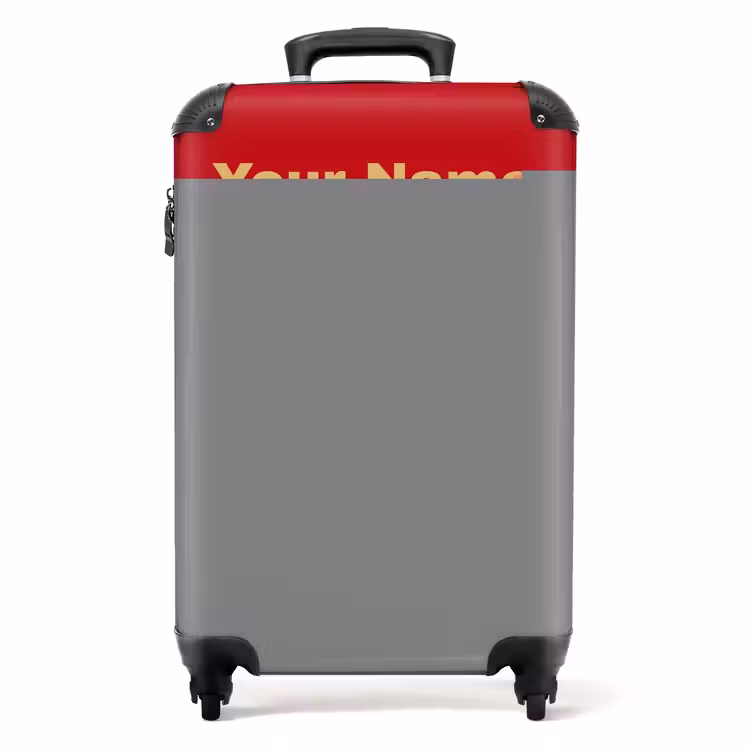 Suitcase with name - Morocco home jersey — 1